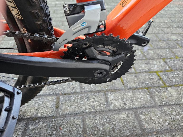 Used lucky bike Lucky bike Custom Shimano Acera 2022 Mountainbike, Orange — image 10 of 15