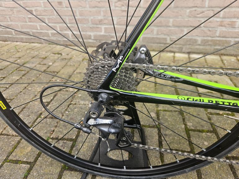Used Cannondale SuperSix EVO Disc Ultegra 2018 2018 Road & Gravel, Green — image 7 of 8