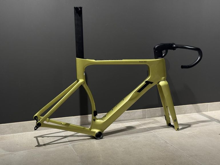 3T Strada Italia Oro Frameset 2025 Road & Gravel usato, Arancione — immagine 2 di 3