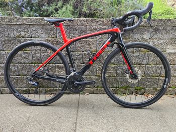 Used Trek Domane LT+ 2021 2021 Road & Gravel, Red — image 2 of 11