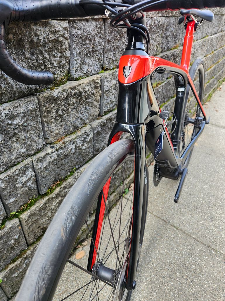 Used Trek Domane LT+ 2021 2021 Road & Gravel, Red — image 10 of 11