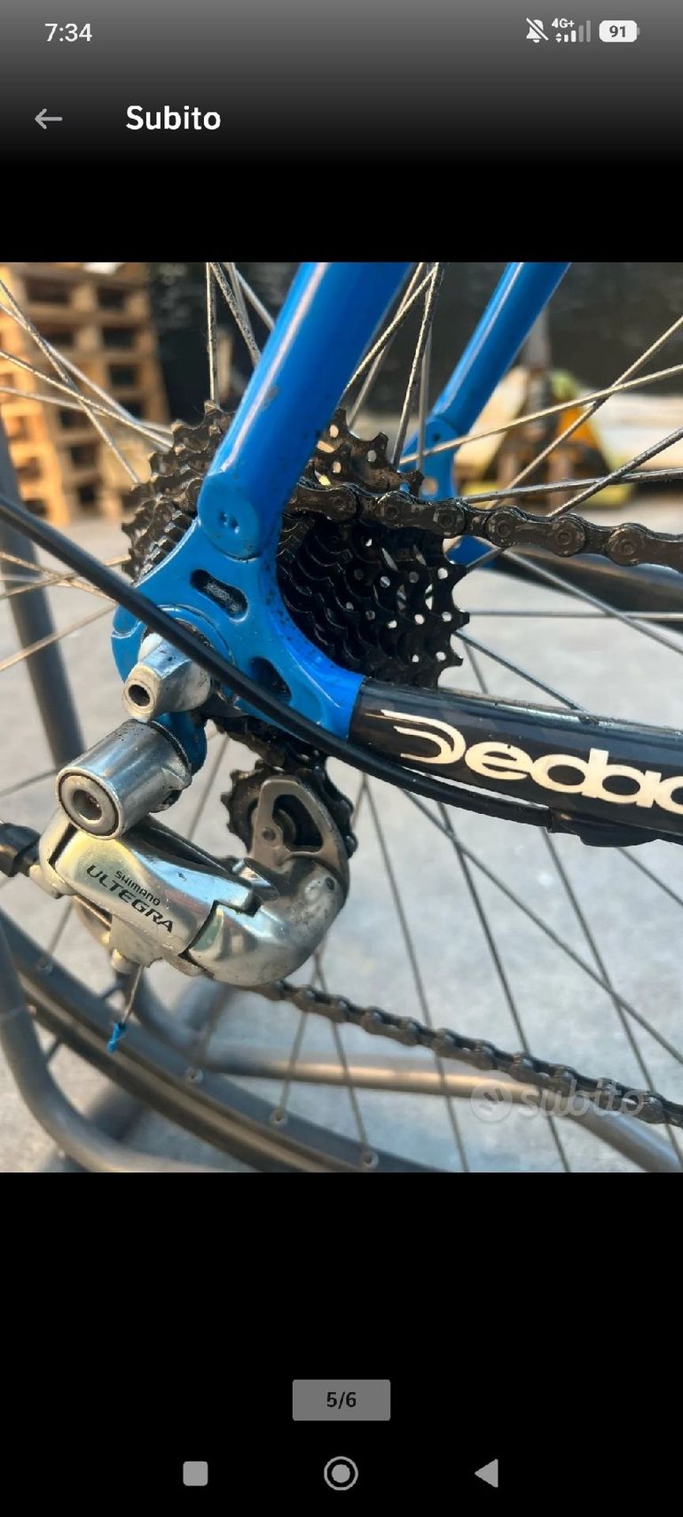 Used Pagani Pagani Custom Shimano Ultegra Di2 2016 Road & Gravel — image 2 of 6