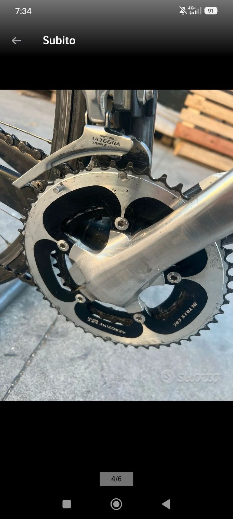 Used Pagani Pagani Custom Shimano Ultegra Di2 2016 Road & Gravel — image 6 of 6