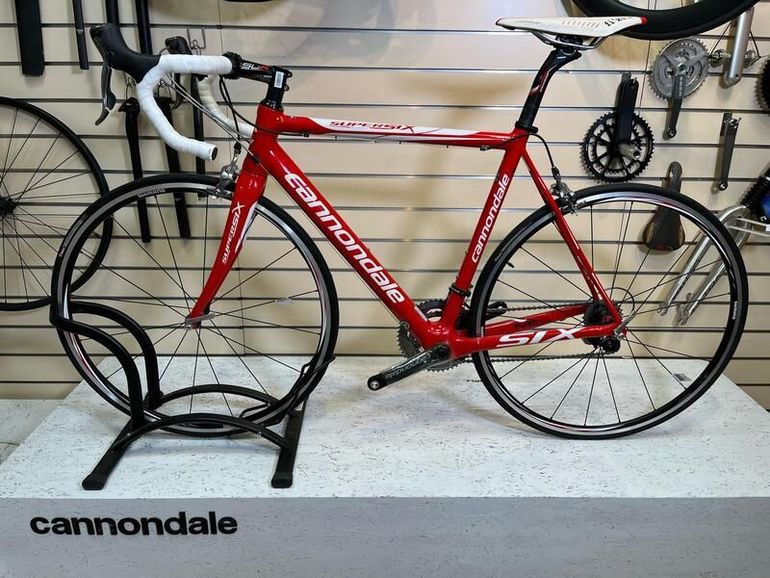 Used Cannondale SUPERSIX EVO HM DURA ACE Handmade USA (Red) 2012 Road & Gravel, Red — image 2 of 16
