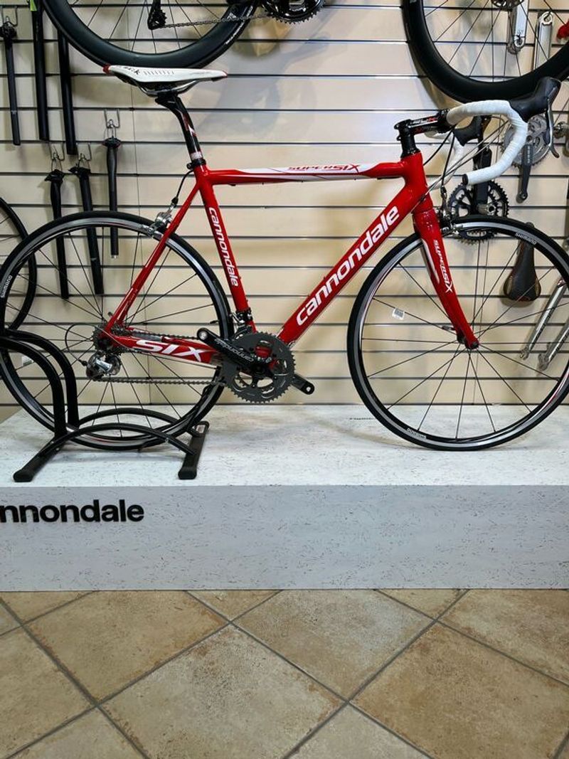 Brugt Cannondale SUPERSIX EVO HM DURA ACE Handmade USA (Red) 2012 Road & Gravel
