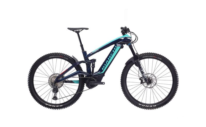 Used Bianchi E-omnia SRAM GX Eagle 2025 Mountainbike, Blue — image 1 of 8