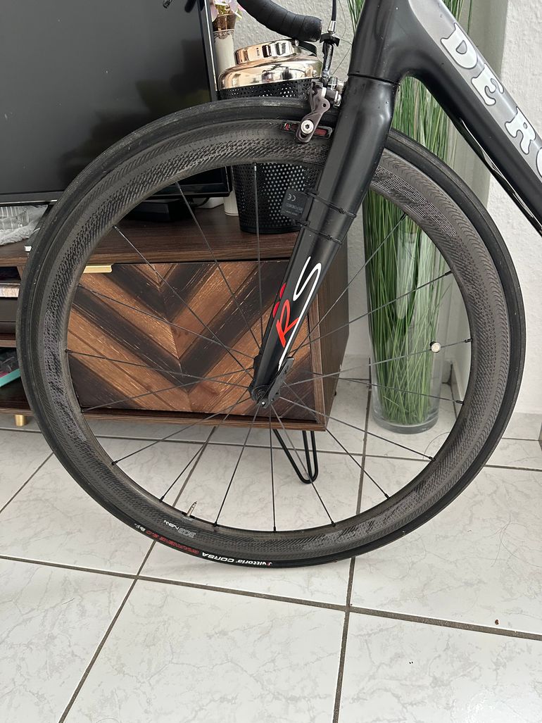 Used De Rosa De Rosa King RS 2017 Road & Gravel, Hellgrau — image 6 of 18