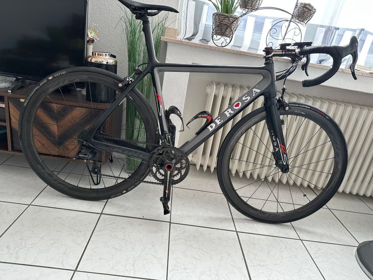 Used De Rosa De Rosa King RS 2017 Road & Gravel, Hellgrau — image 18 of 18