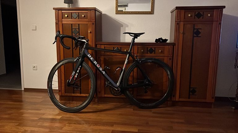 Used De Rosa De Rosa King RS 2017 Road & Gravel, Hellgrau — image 5 of 18
