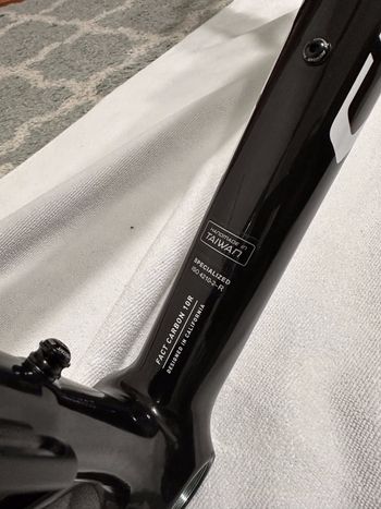 Used Specialized Tarmac SL8 Frameset - FACT 10r Carbon 2026 Frameset 2026 Road & Gravel, Black — image 6 of 9