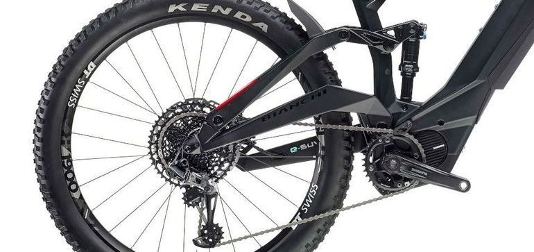 Used Bianchi E-omnia SRAM GX Eagle 2025 Mountainbike, Blau — image 2 of 3