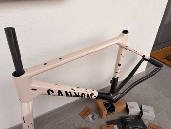 Used Canyon Grizl CF SLX 8 Di2 GRC 2025 Frameset 2025 Road & Gravel, White — image 12 of 17