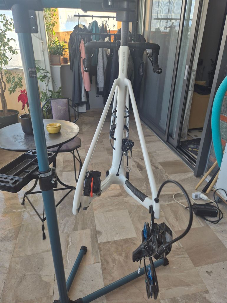 Used Specialized Tarmac SL7 Sport - Shimano 105 2024 Frameset 2024 Road & Gravel, Bianco — image 3 of 12