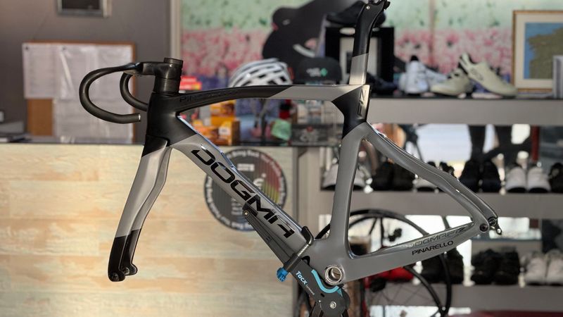 Used Pinarello Dogma F12 Disk Frameset 2021 Frameset 2021 Road & Gravel, Light Gray — image 11 of 18