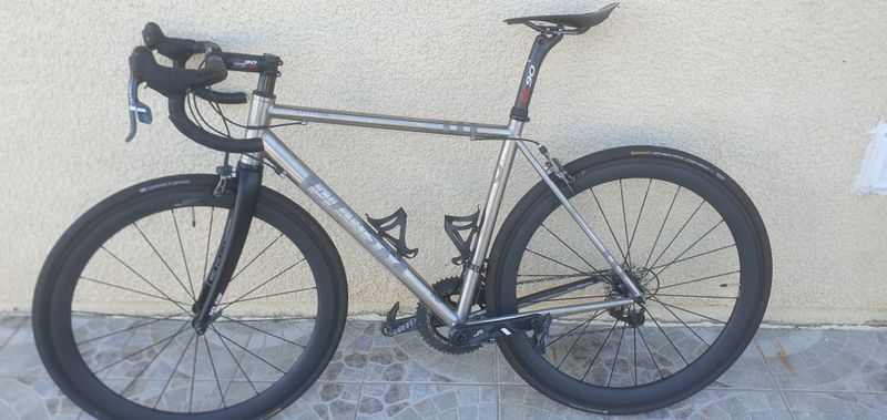 Used Planet X Spitfire SRAM Force 22 Titanium 2022 Road & Gravel, Light Gray — image 2 of 11