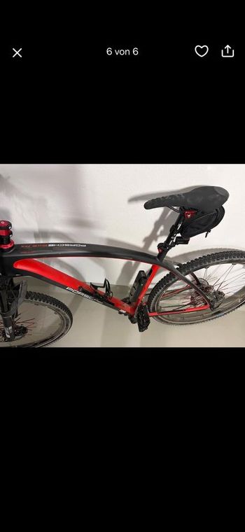 Used Porsche Porsche Custom Shimano XTR 2015 Mountainbike, Schwarz — image 6 of 7