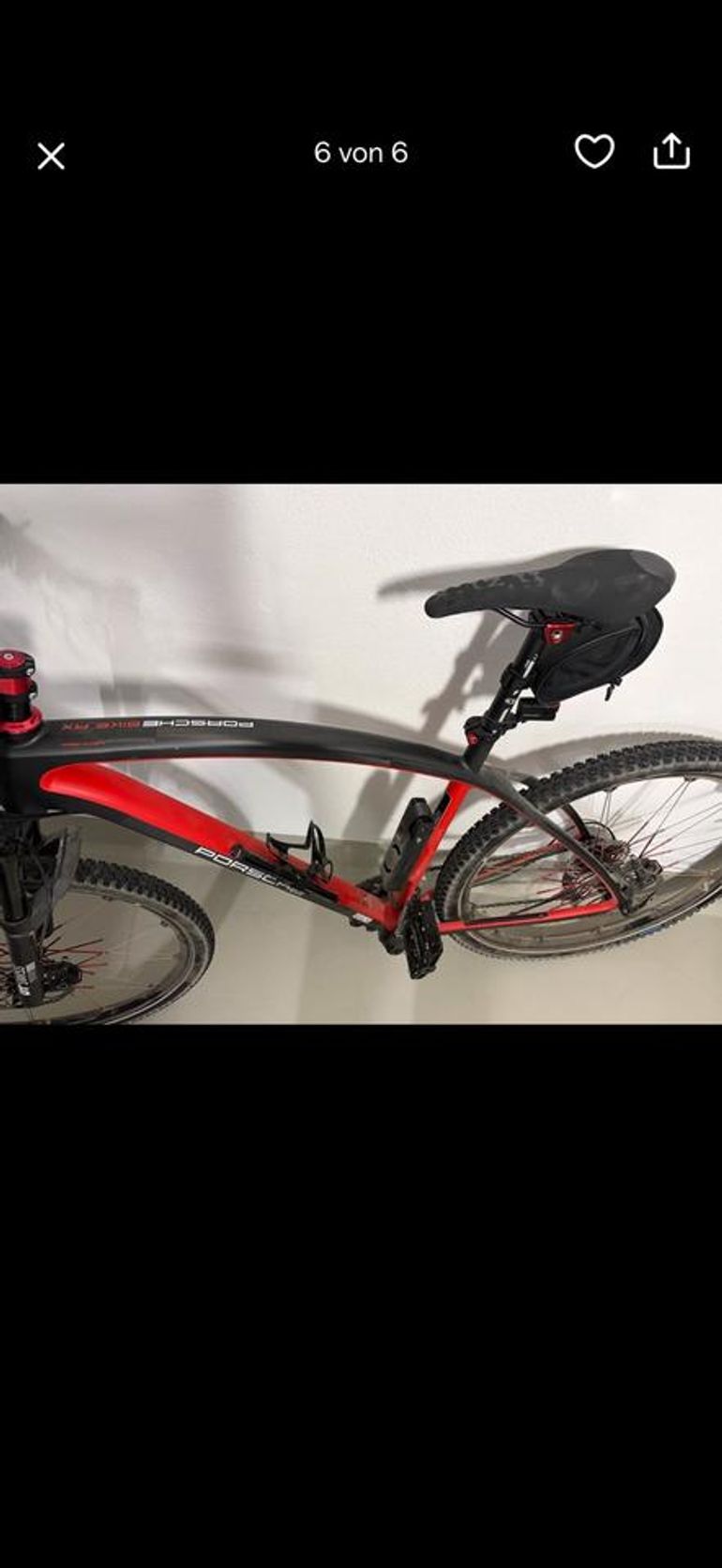 Used Porsche Porsche Custom Shimano XTR 2015 Mountainbike, Schwarz — image 6 of 7