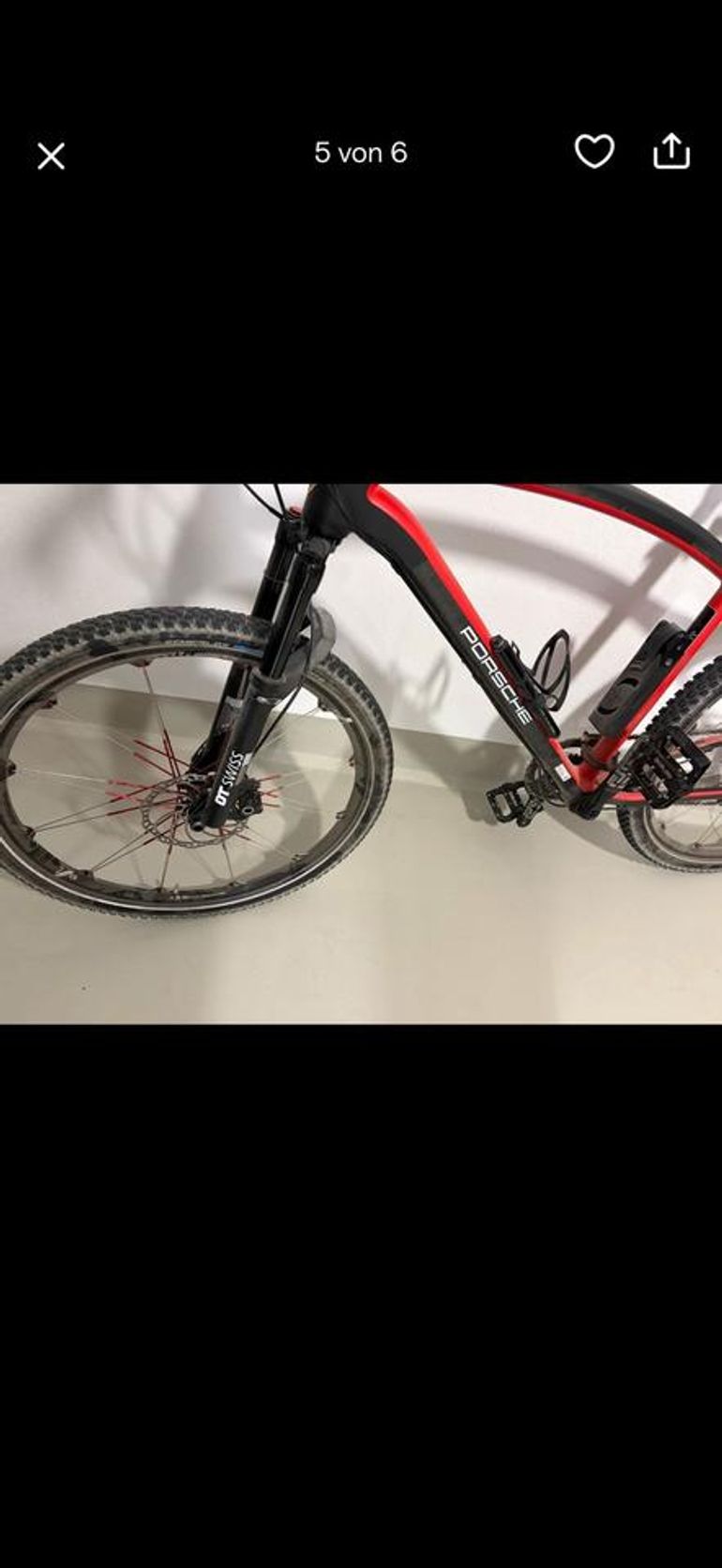 Used Porsche Porsche Custom Shimano XTR 2015 Mountainbike, Schwarz — image 7 of 7