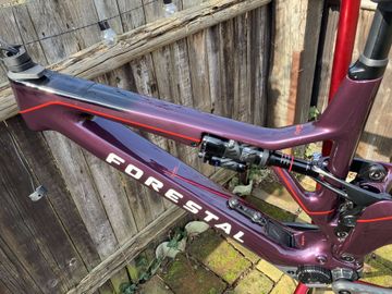 Used Forestal Cyon Neon PRO 2023 Frameset 2023 Mountainbike, Purple, 29 — image 2 of 11