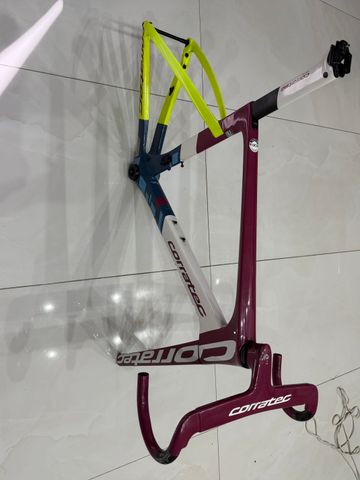 Used Corratec CCT EVO TEAM REPLICA 2024 Frameset 2024 Road & Gravel, White — image 4 of 5