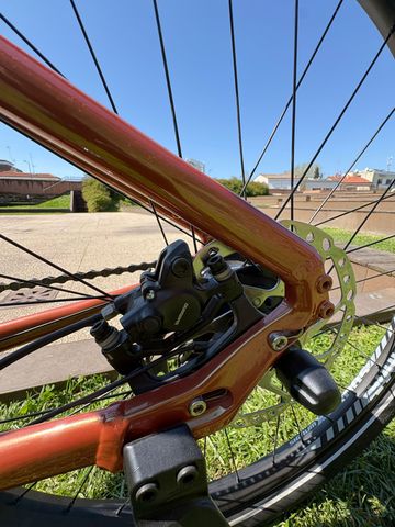 Used LOMBARDO Custom Shimano Alfine 8 hub gears 2024 Urban, Orange — image 8 of 9