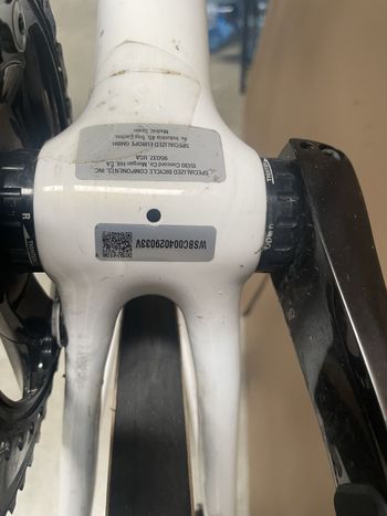 Used Specialized S-Works Tarmac SL8 - Shimano Dura-Ace Di2 2024 2024 Road & Gravel, Weiß — image 9 of 10