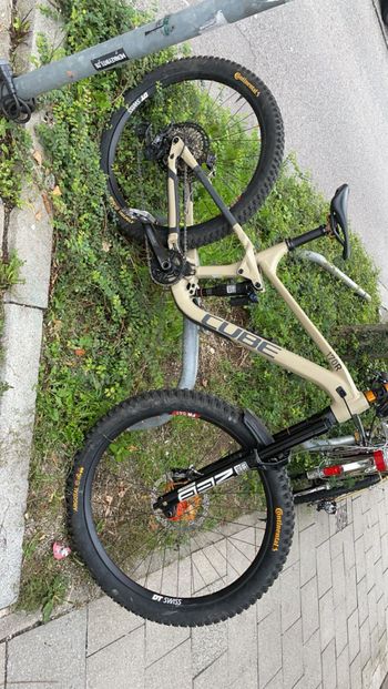 Used CUBE STEREO 170 TM 29 2021 2021 Mountainbike, Orange, 29 — image 4 of 7