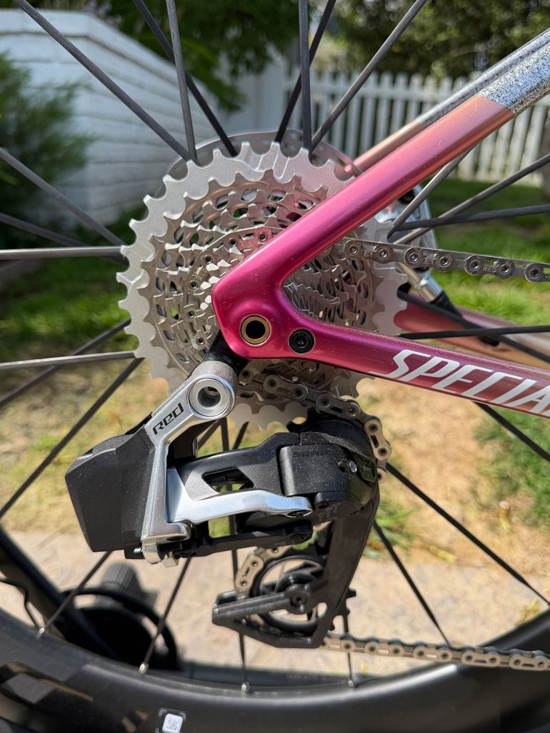 Used Specialized Tarmac SRAM Red 2025 Road & Gravel, Light Gray — image 9 of 22