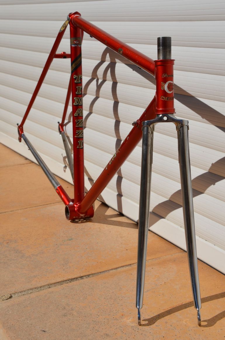 Used Chesini Vintage Chesini Precision Road Bike Frame & Fork – Columbus SL Tubing (🇮🇹) Frameset 1985 Road & Gravel — image 3 of 33