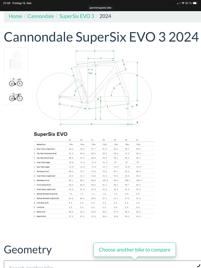 Used Cannondale CANNONDALE Leichtbau SuperSix Evo HiMod 2022Nr. 030 Von 200 Frameset 2022 Road & Gravel, Black — image 6 of 7