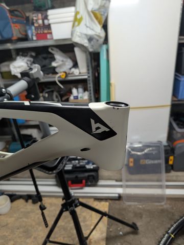 Used YT Industries Jeffsy 27 CF Pro 2018 Frameset 2018 Mountainbike, White, 27.5 — image 4 of 9