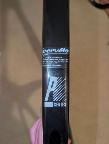 Used Cervélo P-Series Frameset 2021 Road & Gravel, Black — image 7 of 7