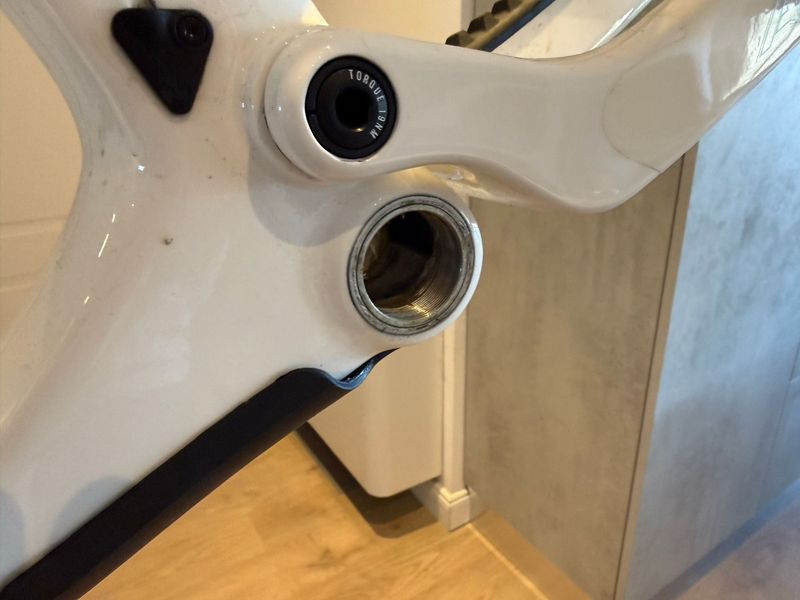 Nukeproof Mega 290 Carbon Frame Only 2022 Frameset 2022 Mountainbike de segunda mano, Blanco — imagen 11 de 13