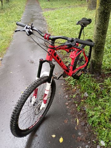 Used CUBE Ams Shimano SLX 2013 Mountainbike, Red — image 5 of 6