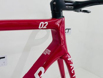 Used Factor FACTOR O2 VAM 2025 Misura 54 Frameset 2025 Road & Gravel, Red — image 5 of 10