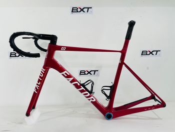 Used Factor FACTOR O2 VAM 2025 Misura 54 Frameset 2025 Road & Gravel, Red — image 2 of 10