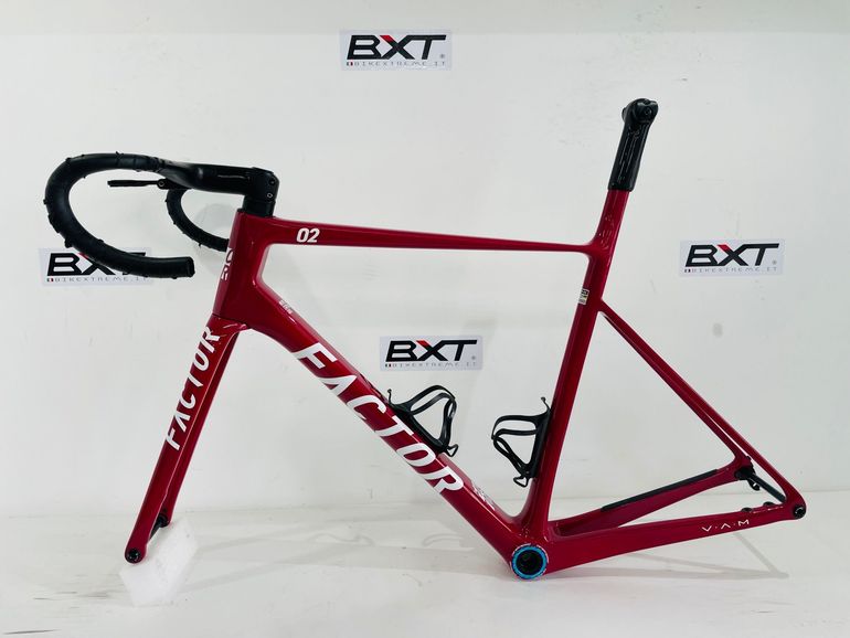 Used Factor FACTOR O2 VAM 2025 Misura 54 Frameset 2025 Road & Gravel, Red — image 2 of 10