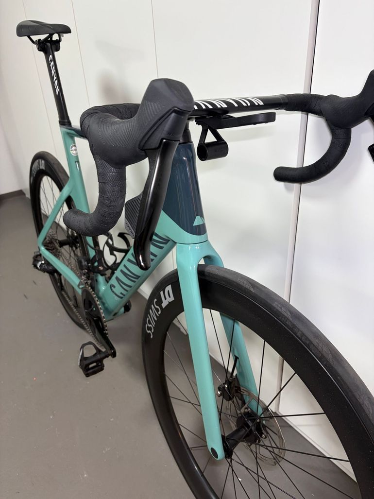 Used Canyon Aeroad CF SLX 7 eTap 2023 2023 Road & Gravel, Grün — image 5 of 21