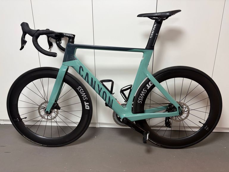 Used Canyon Aeroad CF SLX 7 eTap 2023 2023 Road & Gravel, Grün — image 12 of 21