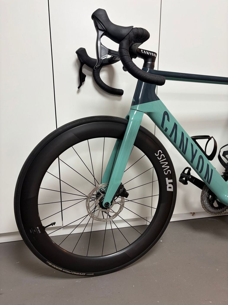 Used Canyon Aeroad CF SLX 7 eTap 2023 2023 Road & Gravel, Grün — image 14 of 21