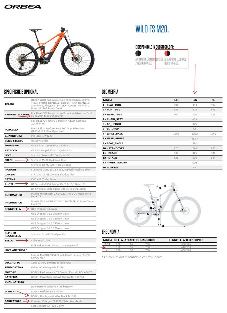 Used Orbea WILD FS M20 20mph 2021 2021 Mountainbike, Arancione — image 1 of 37
