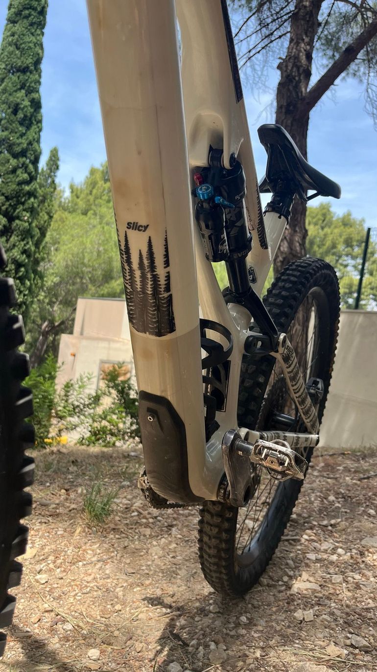 Used Specialized Stumpjumper EVO Expert - SRAM GX Eagle AXS, FOX Performance Elite 2023 2023 Mountainbike, White, 29 — image 19 of 29