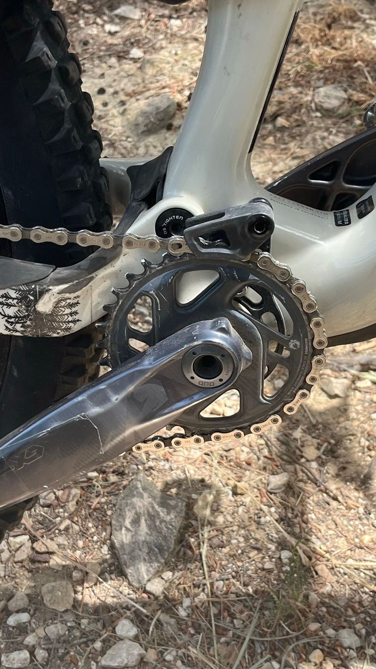 Used Specialized Stumpjumper EVO Expert - SRAM GX Eagle AXS, FOX Performance Elite 2023 2023 Mountainbike, White, 29 — image 26 of 29