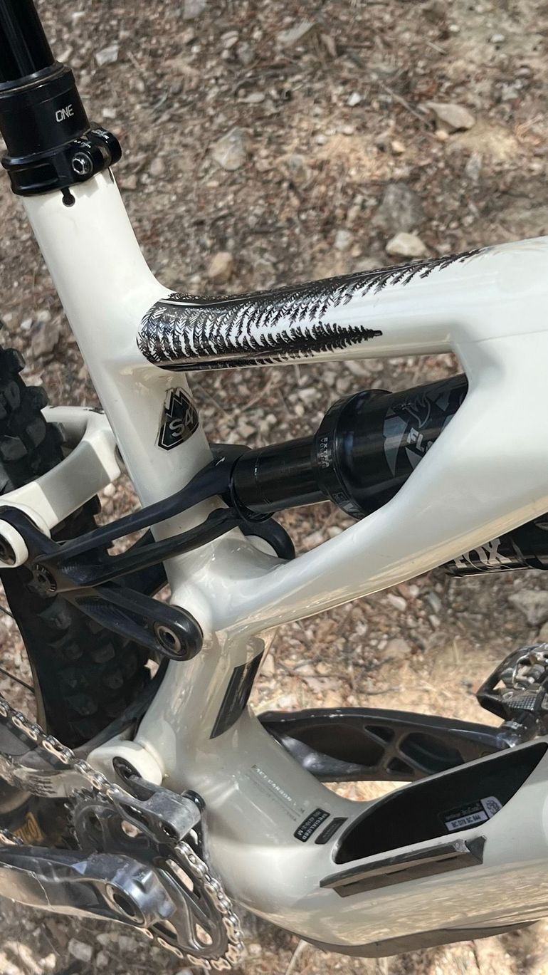 Used Specialized Stumpjumper EVO Expert - SRAM GX Eagle AXS, FOX Performance Elite 2023 2023 Mountainbike, White, 29 — image 28 of 29