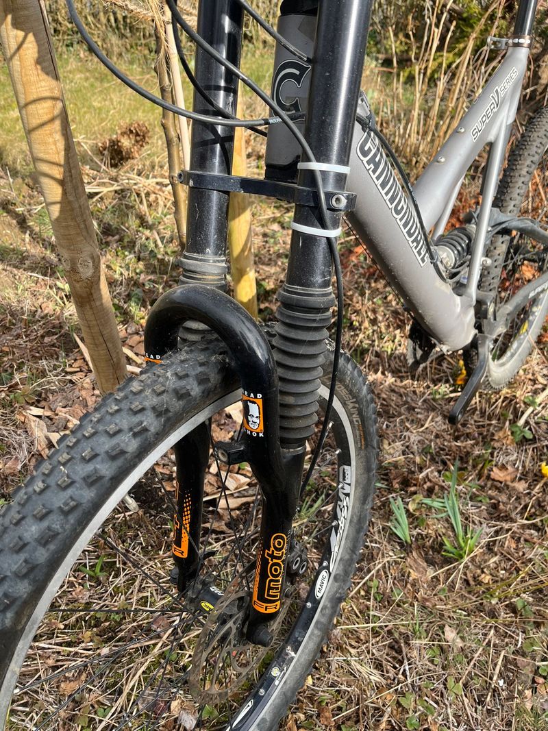 Used Cannondale Custom Other Shimano 1995 Mountainbike, Light Gray — image 2 of 8