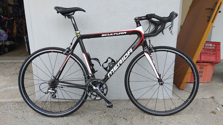 Used Merida Scultura Shimano Ultegra 2010 Road & Gravel, Schwarz — image 1 of 6