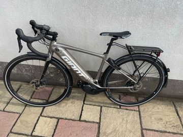 Used Giant Road e+ Shimano 105 2021 Road & Gravel, Light Gray — image 2 of 7