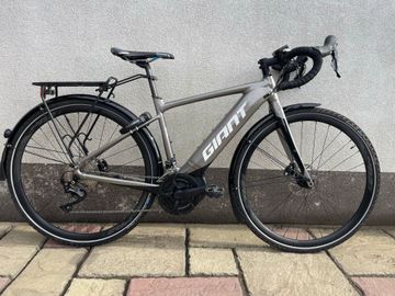 Used Giant Road e+ Shimano 105 2021 Road & Gravel, Light Gray — image 1 of 7