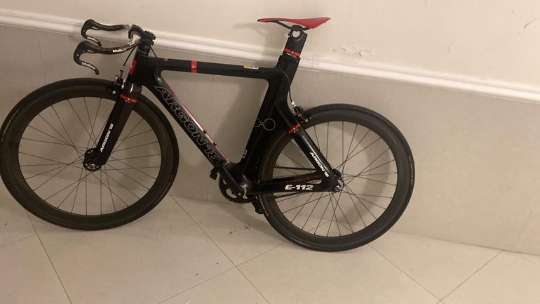Used Argon 18 E 114 Frameset 2020 Road & Gravel, Black — image 3 of 6