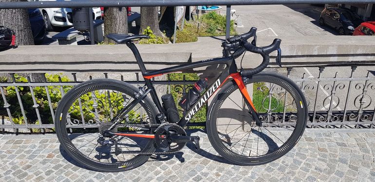 Used Specialized Men's Tarmac Pro 2018 2018 Road & Gravel, Schwarz — image 6 of 16